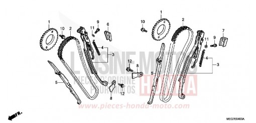 CAM CHAIN VT750CSC de 2012